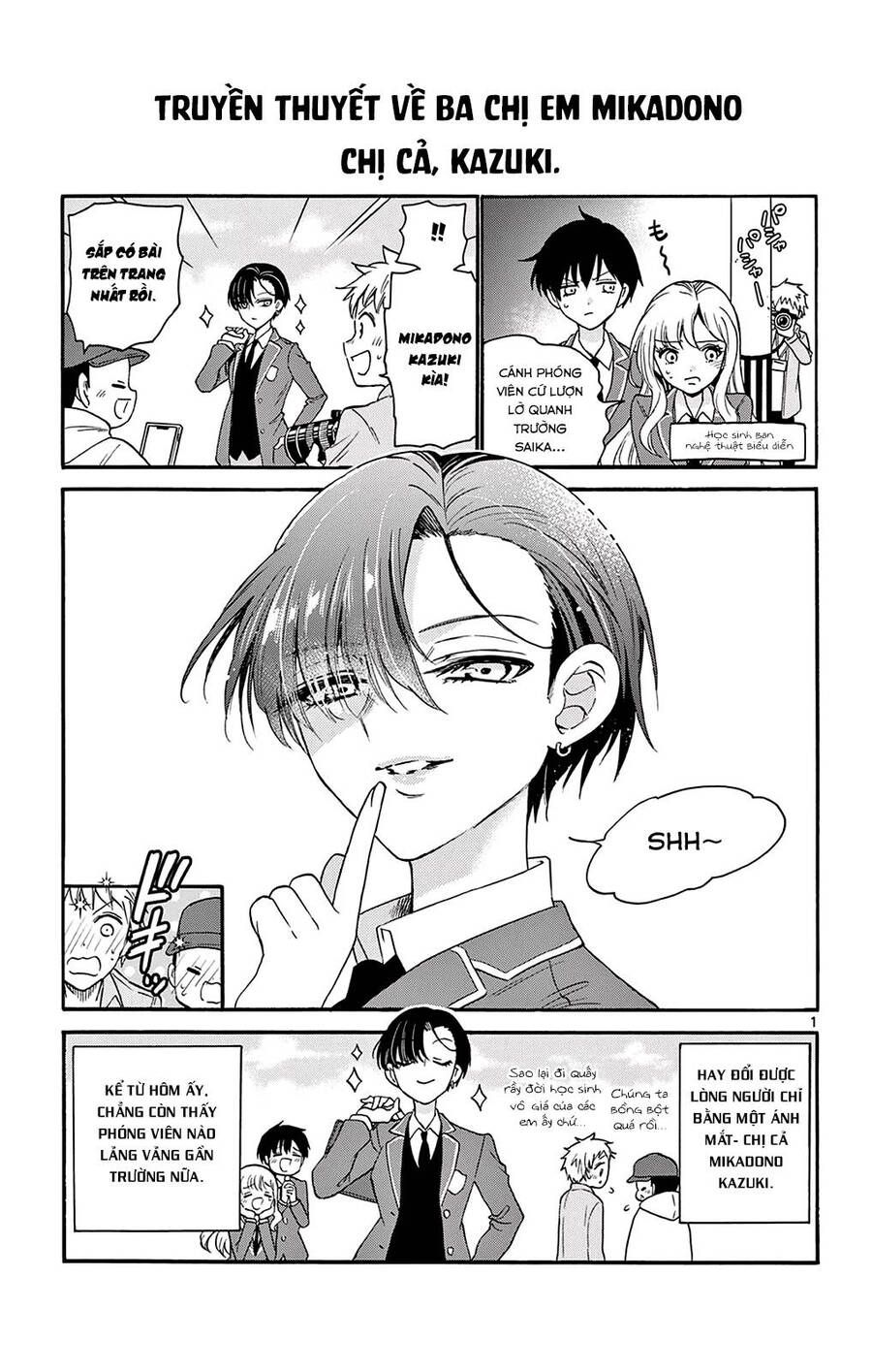 Ba Chị Em Nhà Mikadono Dễ Đối Phó Thật Đấy Chap 6.5 - Next Chap 7.5