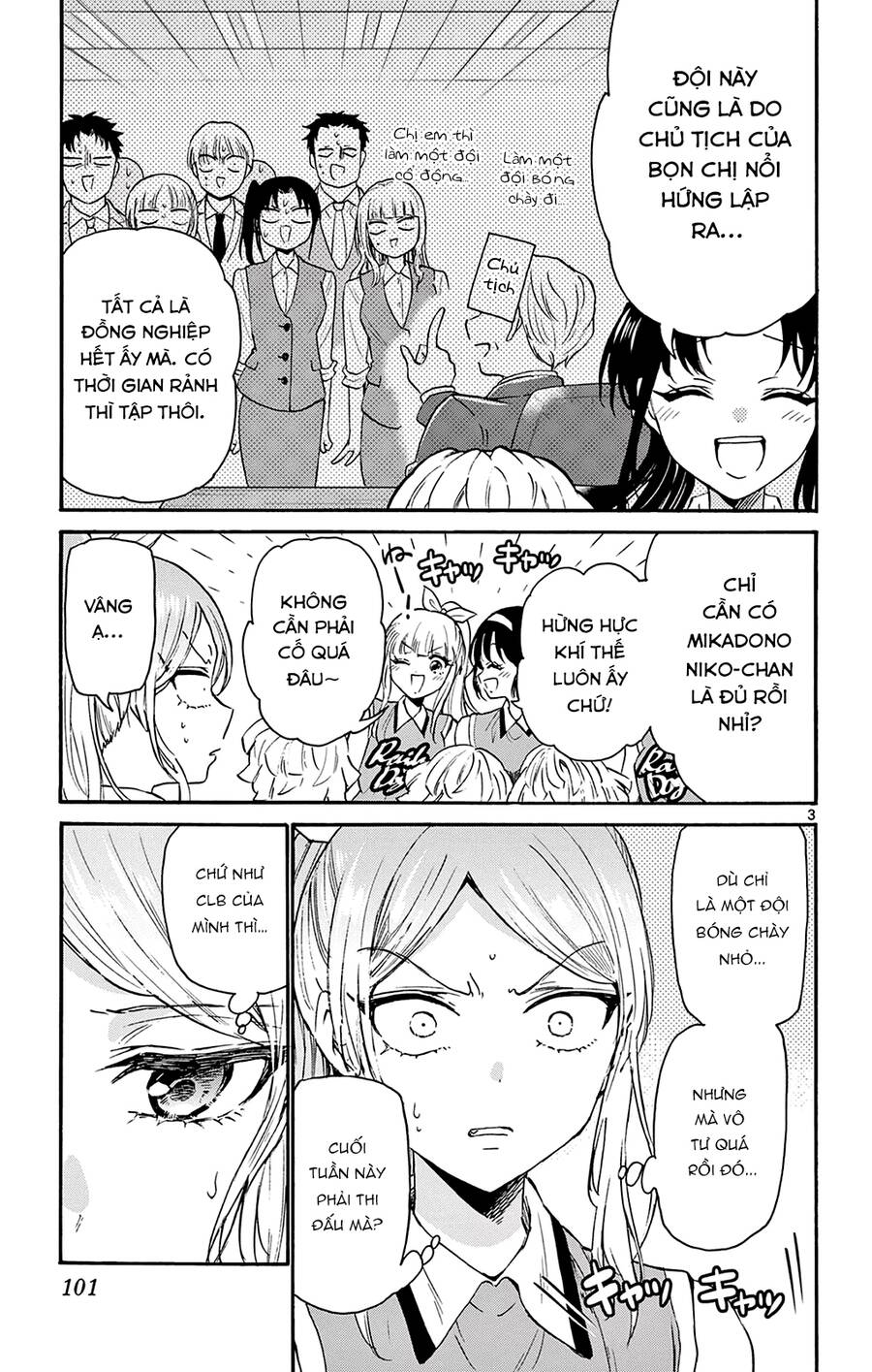 Ba Chị Em Nhà Mikadono Dễ Đối Phó Thật Đấy Chap 62 - Next Chap 63