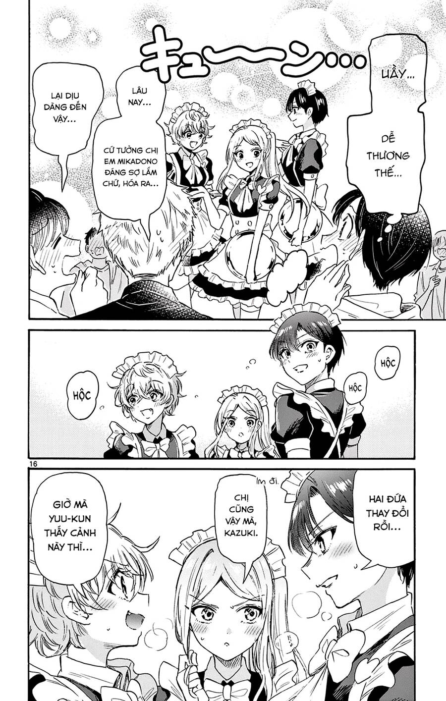 Ba Chị Em Nhà Mikadono Dễ Đối Phó Thật Đấy Chap 64 - Next Chap 65