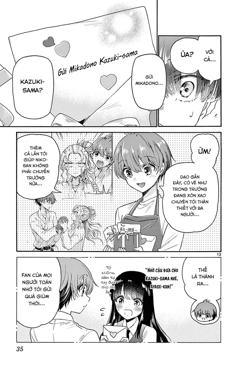 Ba Chị Em Nhà Mikadono Dễ Đối Phó Thật Đấy Chap 68 - Next Chap 69