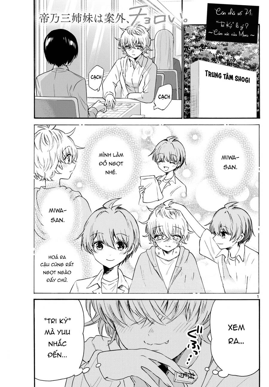 Ba Chị Em Nhà Mikadono Dễ Đối Phó Thật Đấy Chap 71 - Next Chap 72