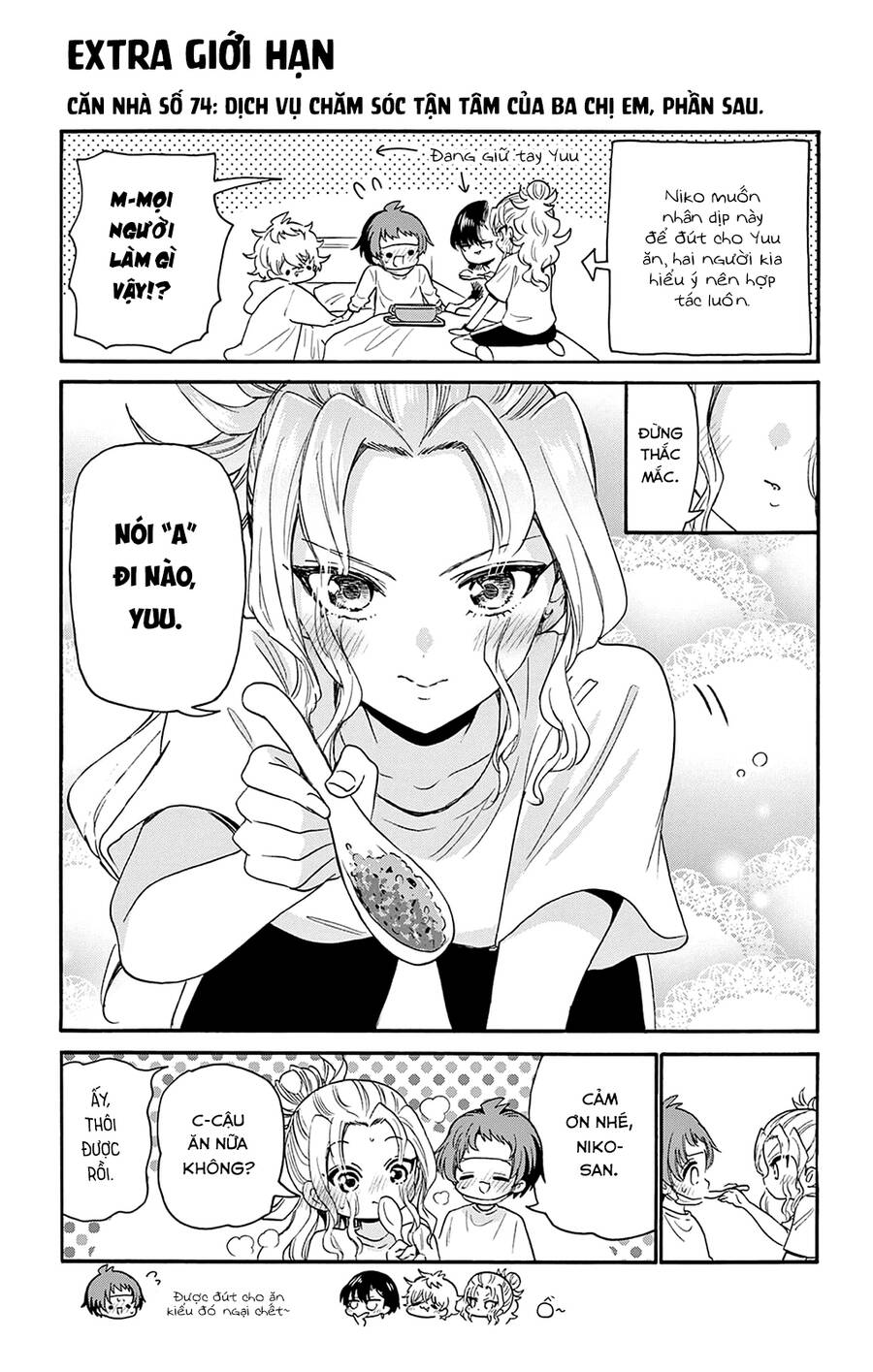 Ba Chị Em Nhà Mikadono Dễ Đối Phó Thật Đấy Chap 76.5 - Next Chap 77.5