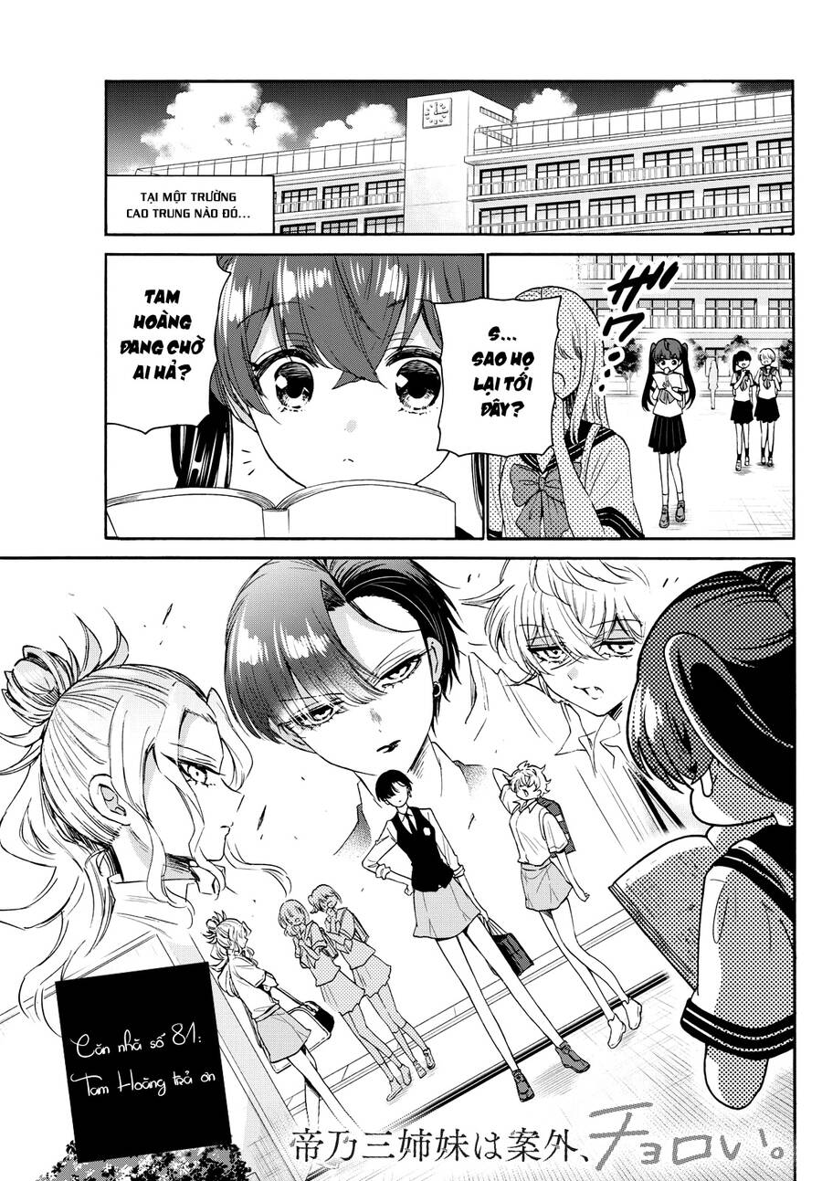 Ba Chị Em Nhà Mikadono Dễ Đối Phó Thật Đấy Chap 81 - Next Chap 82