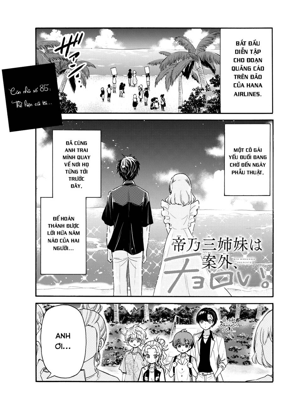 Ba Chị Em Nhà Mikadono Dễ Đối Phó Thật Đấy Chap 85 - Next Chap 86