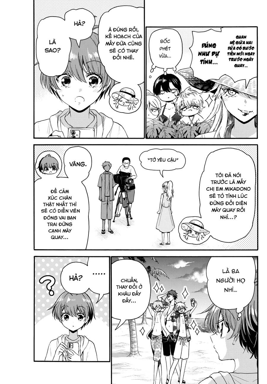 Ba Chị Em Nhà Mikadono Dễ Đối Phó Thật Đấy Chap 95 - Next Chap 96
