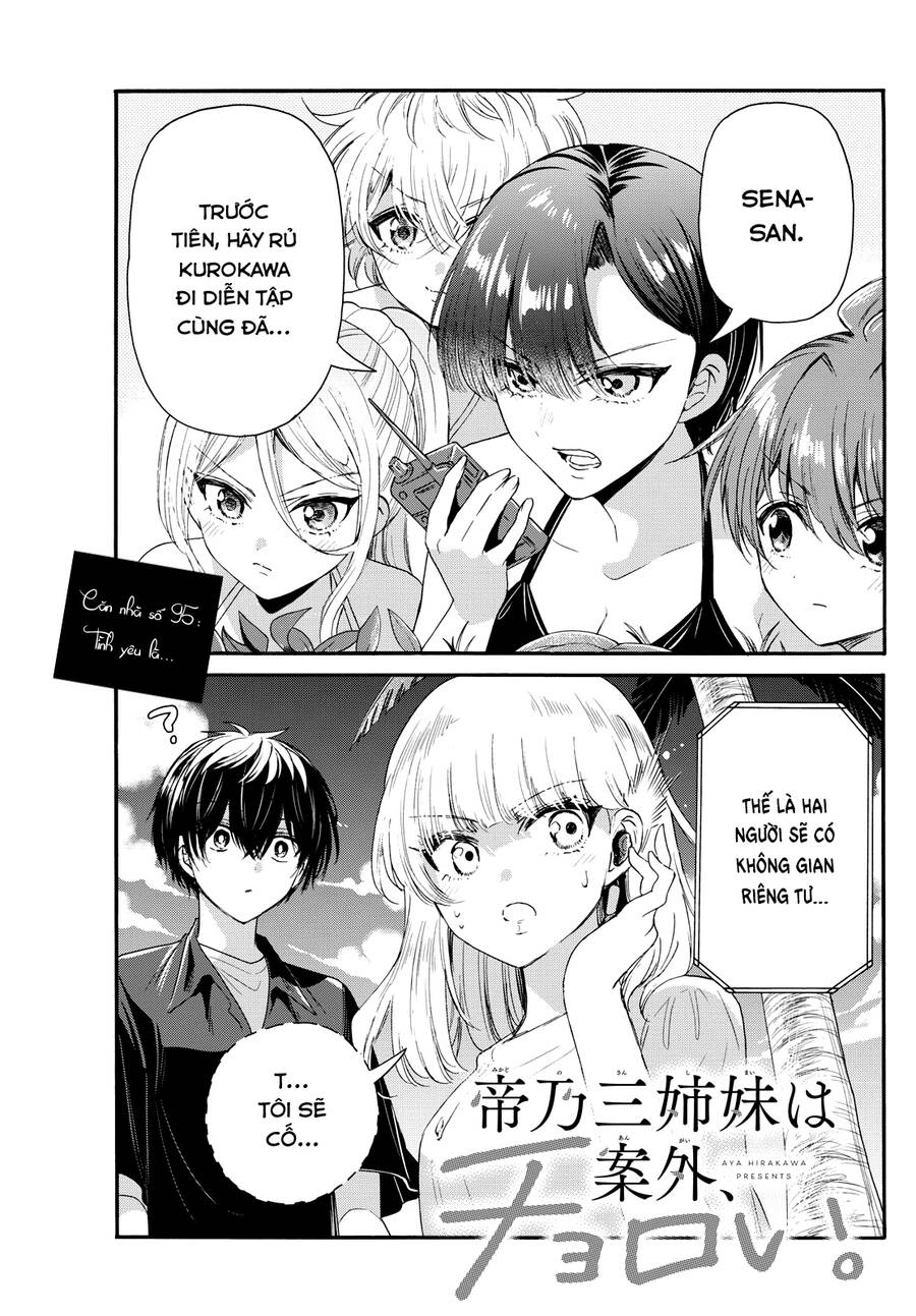 Ba Chị Em Nhà Mikadono Dễ Đối Phó Thật Đấy Chap 95 - Next Chap 96