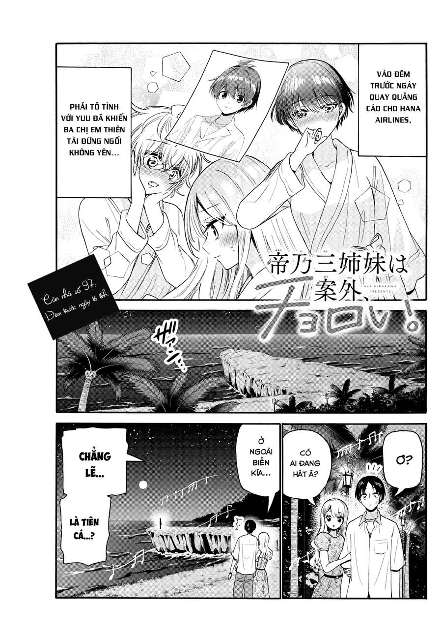 Ba Chị Em Nhà Mikadono Dễ Đối Phó Thật Đấy Chap 97 - Next Chap 98