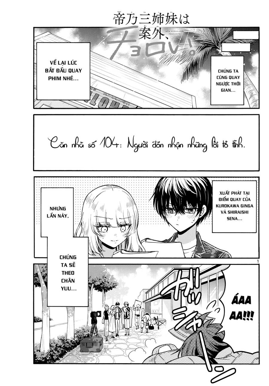 Ba Chị Em Nhà Mikadono Dễ Đối Phó Thật Đấy Chap 104 - Next Chap 105
