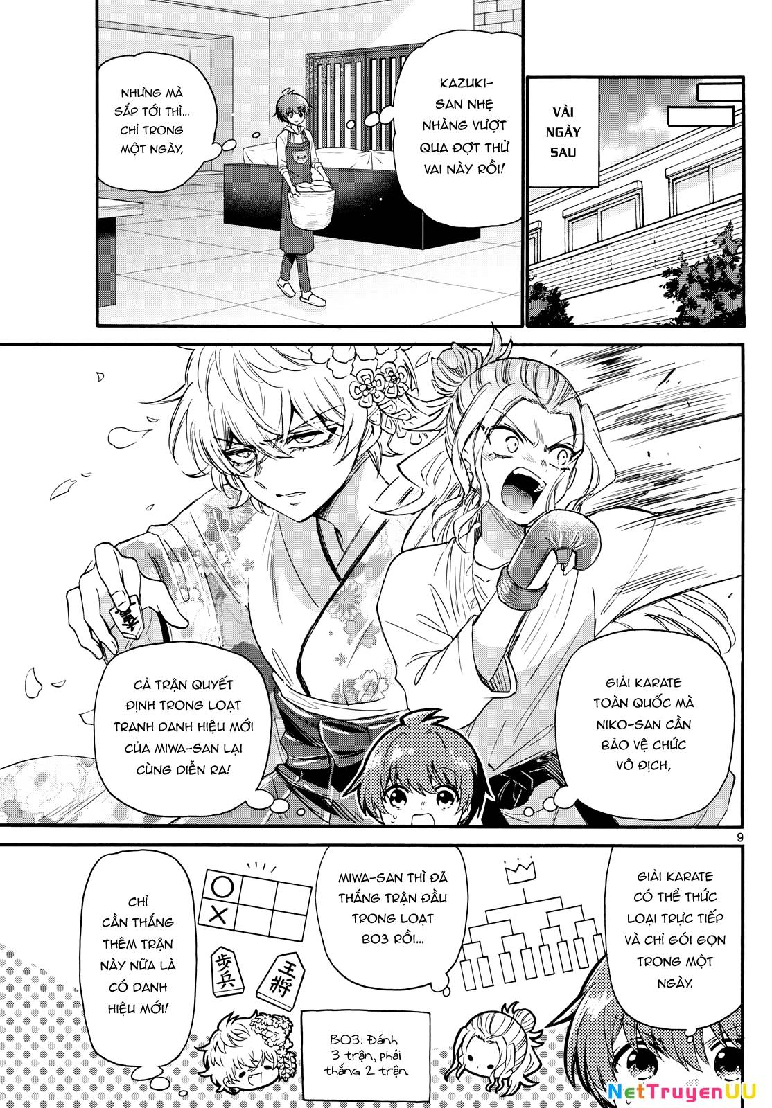 Ba Chị Em Nhà Mikadono Dễ Đối Phó Thật Đấy Chap 113 - Next Chap 114