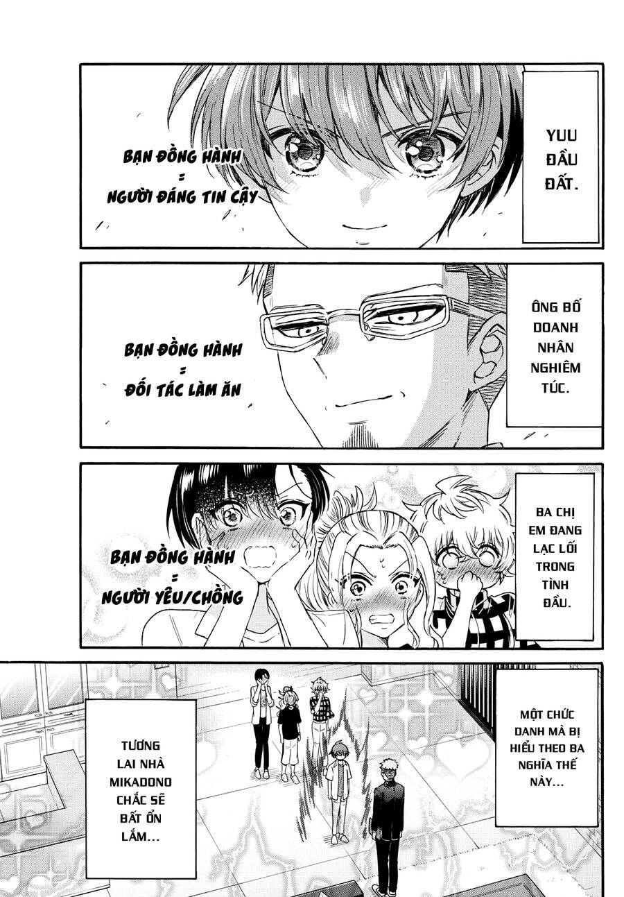 Ba Chị Em Nhà Mikadono Dễ Đối Phó Thật Đấy Chap 123 - Next Chap 124