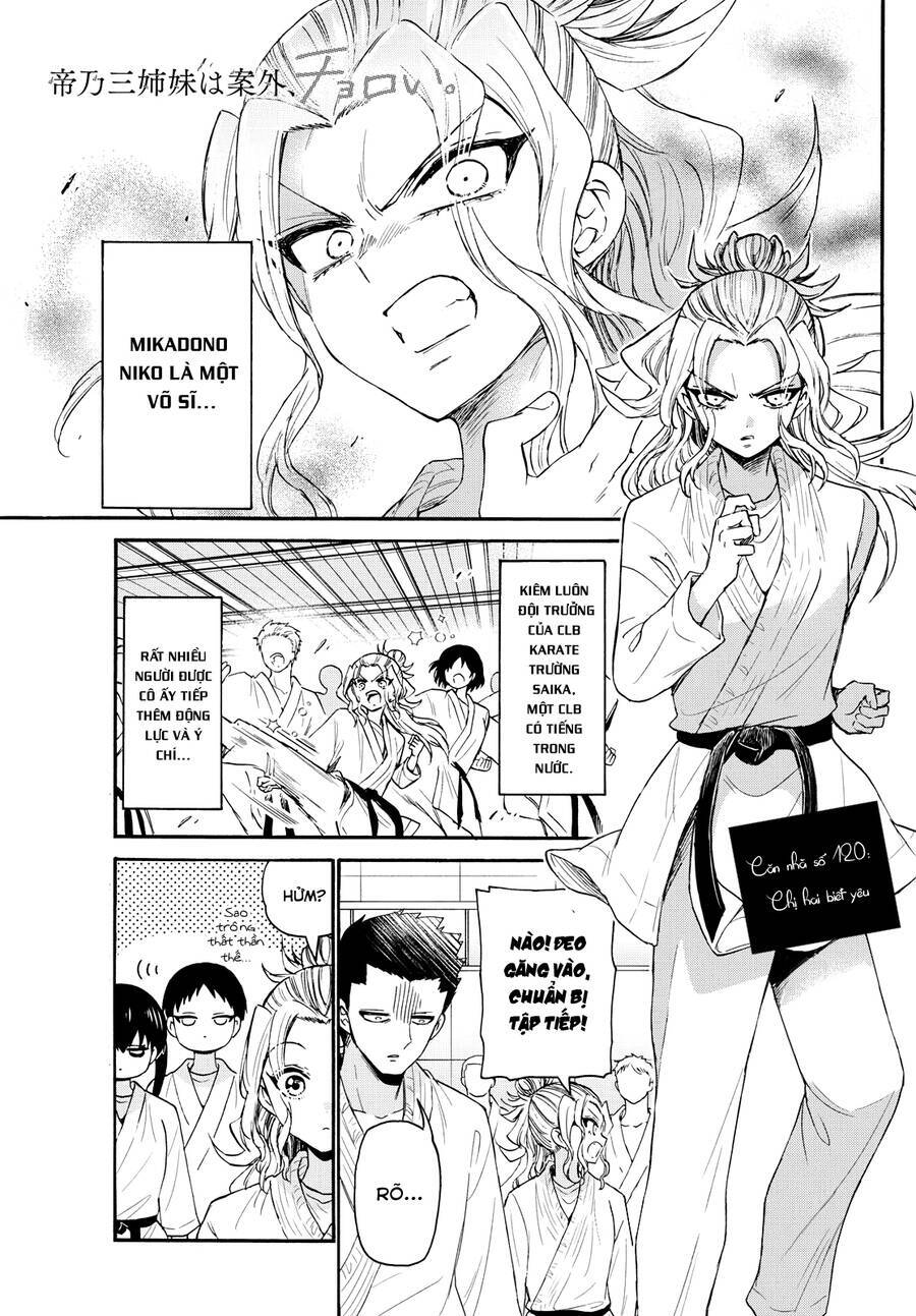 Ba Chị Em Nhà Mikadono Dễ Đối Phó Thật Đấy Chap 120 - Next Chap 121