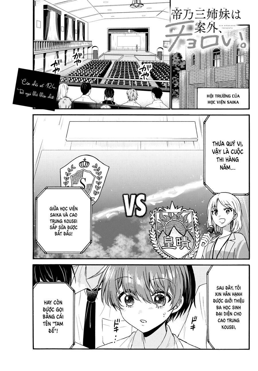 Ba Chị Em Nhà Mikadono Dễ Đối Phó Thật Đấy Chap 124 - Next Chap 125