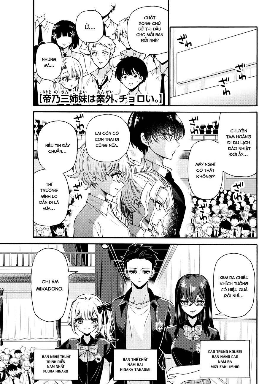 Ba Chị Em Nhà Mikadono Dễ Đối Phó Thật Đấy Chap 125 - Next Chap 126