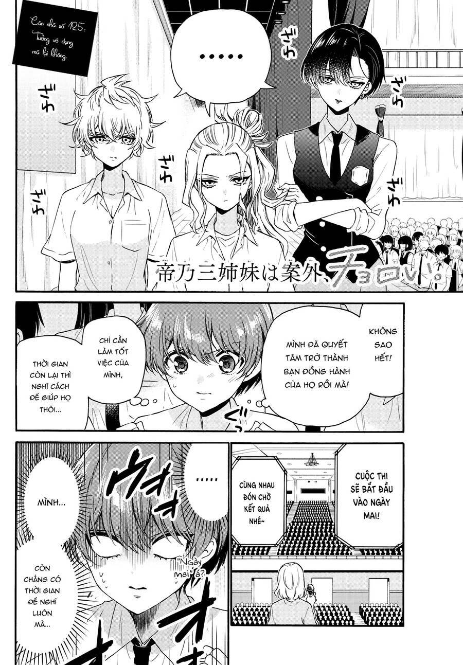 Ba Chị Em Nhà Mikadono Dễ Đối Phó Thật Đấy Chap 125 - Next Chap 126