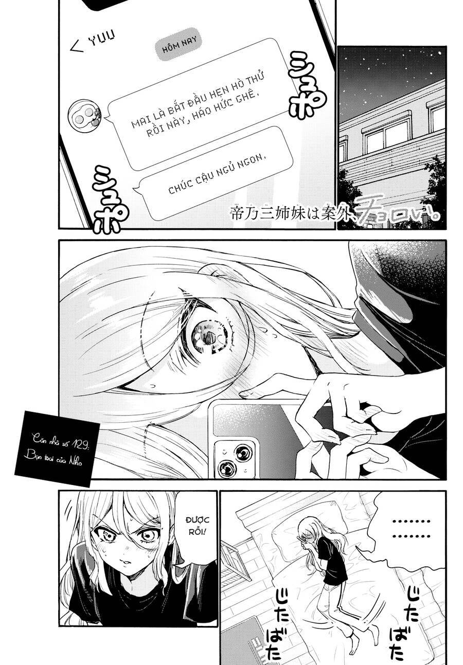 Ba Chị Em Nhà Mikadono Dễ Đối Phó Thật Đấy Chap 129 - Next Chap 130