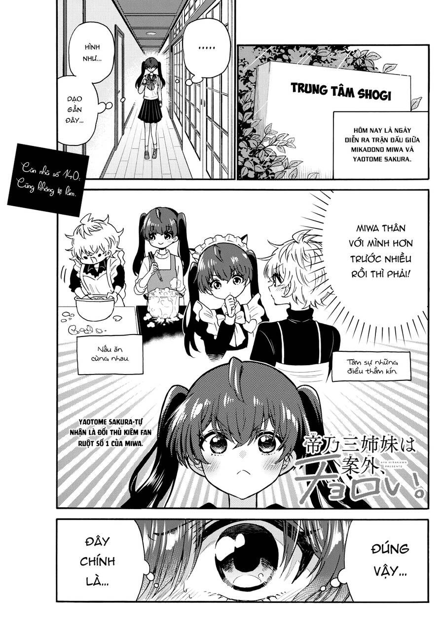 Ba Chị Em Nhà Mikadono Dễ Đối Phó Thật Đấy Chap 140 - Next Chap 141