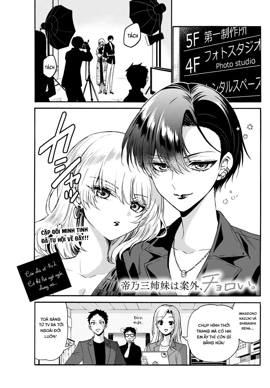 Ba Chị Em Nhà Mikadono Dễ Đối Phó Thật Đấy Chap 147 - Next Chap 148