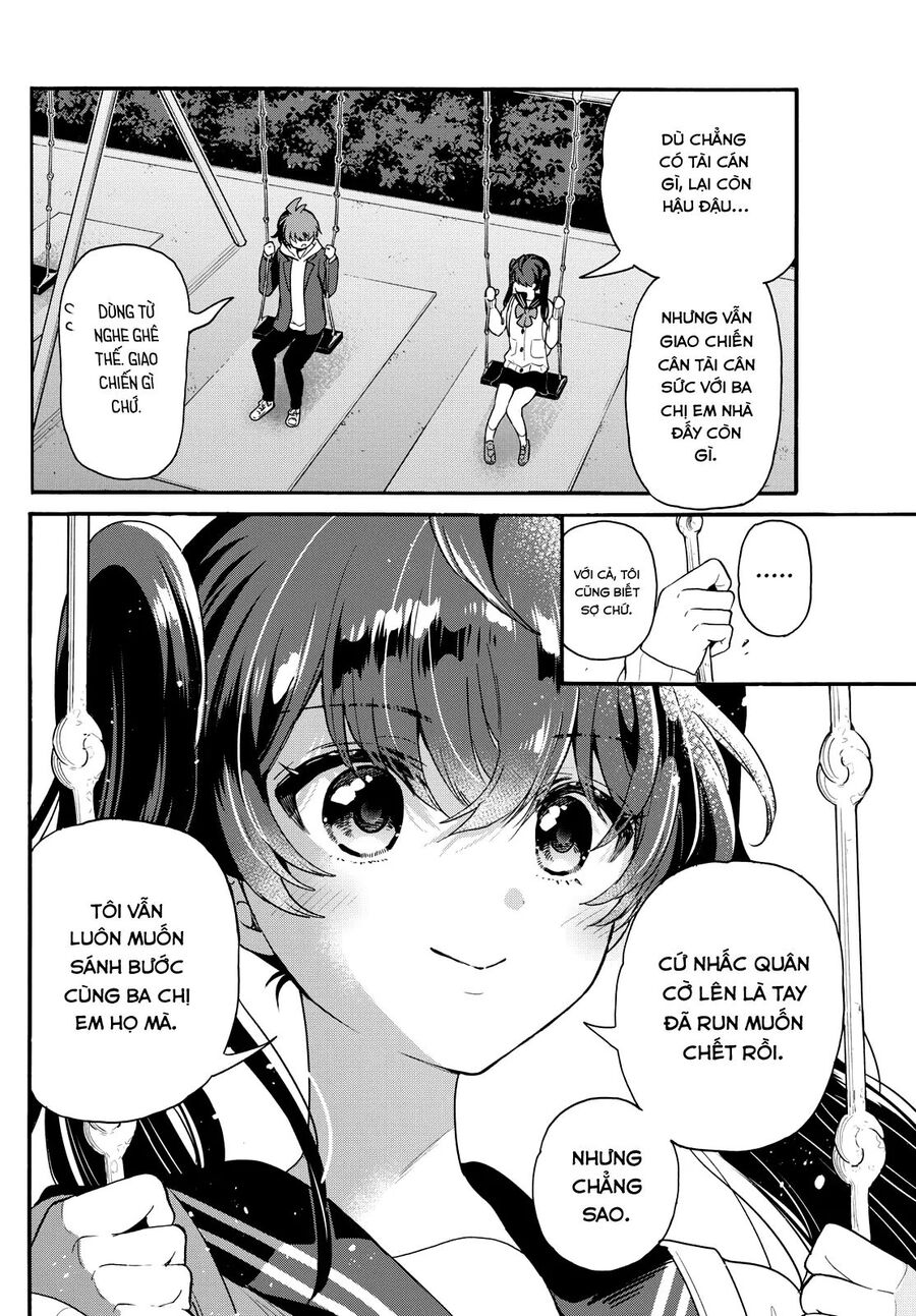 Ba Chị Em Nhà Mikadono Dễ Đối Phó Thật Đấy Chap 160 - Next Chap 161