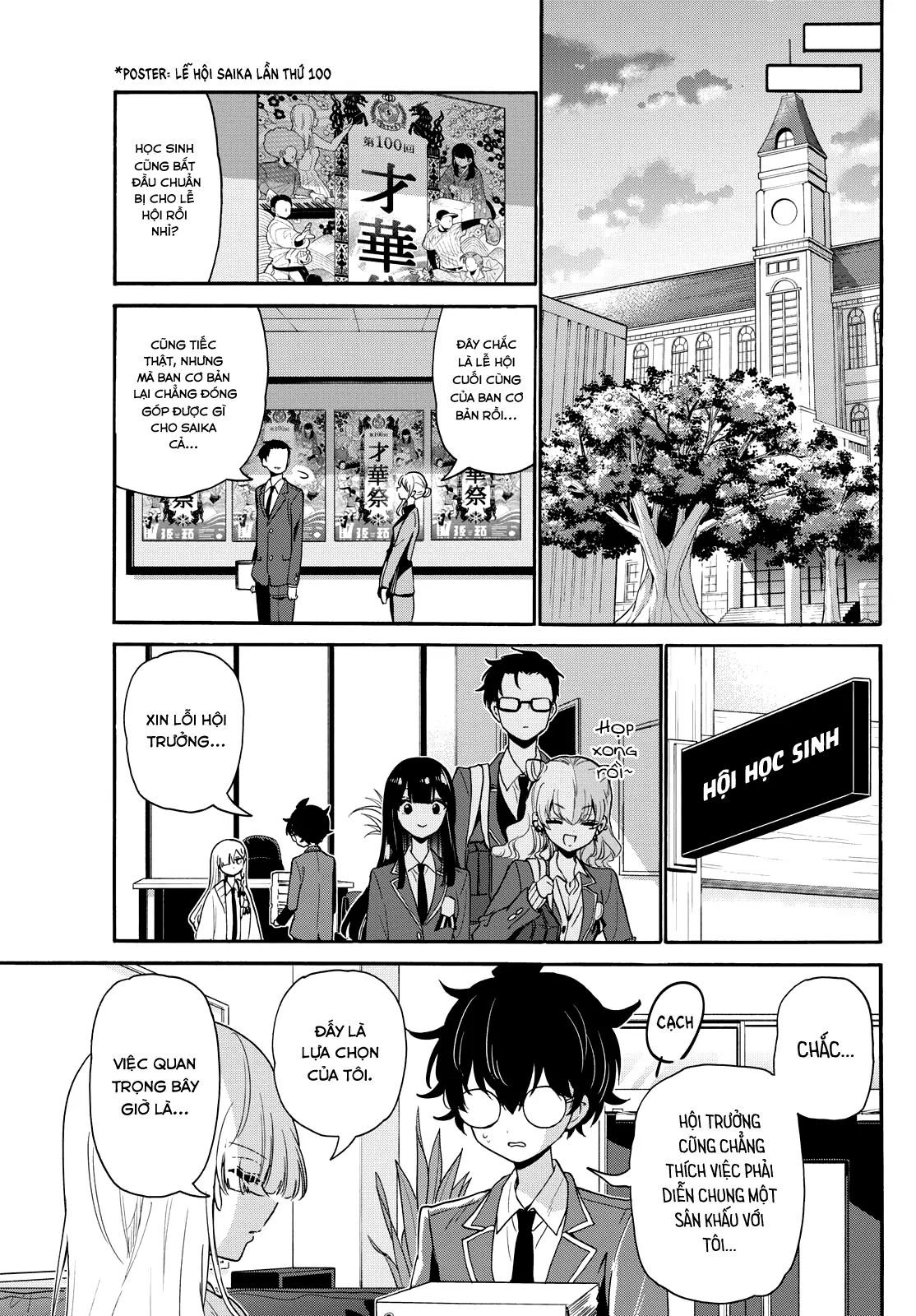 Ba Chị Em Nhà Mikadono Dễ Đối Phó Thật Đấy Chap 164 - Next Chap 165