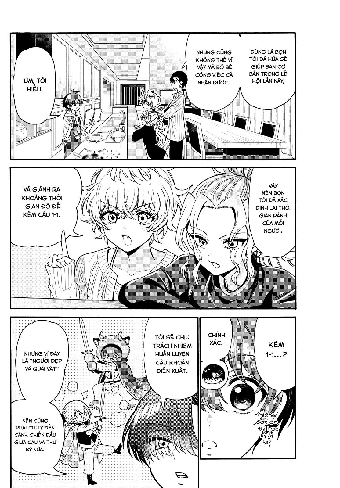 Ba Chị Em Nhà Mikadono Dễ Đối Phó Thật Đấy Chap 165 - Next Chap 166