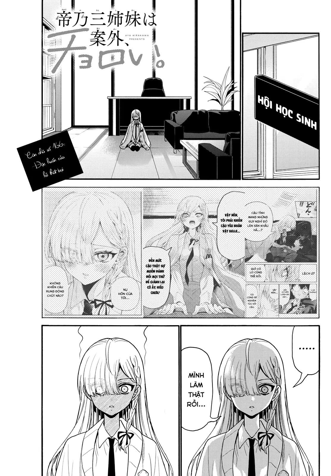 Ba Chị Em Nhà Mikadono Dễ Đối Phó Thật Đấy Chap 166 - Next Chap 167