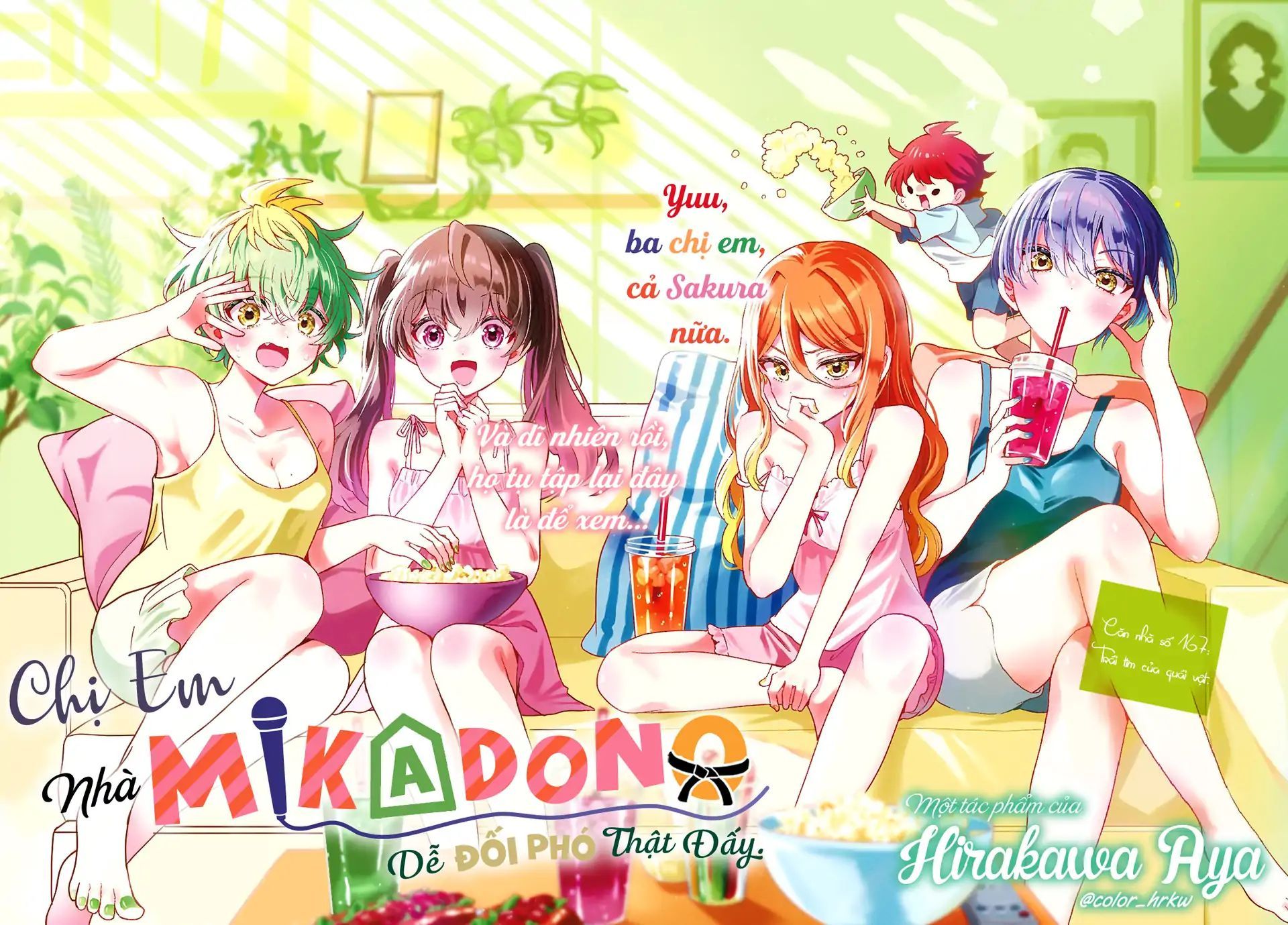 Ba Chị Em Nhà Mikadono Dễ Đối Phó Thật Đấy Chap 167 - Next Chap 168
