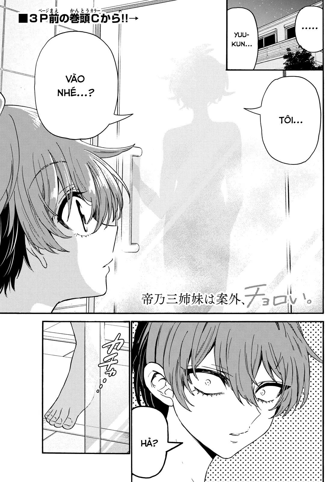 Ba Chị Em Nhà Mikadono Dễ Đối Phó Thật Đấy Chap 167 - Next Chap 168