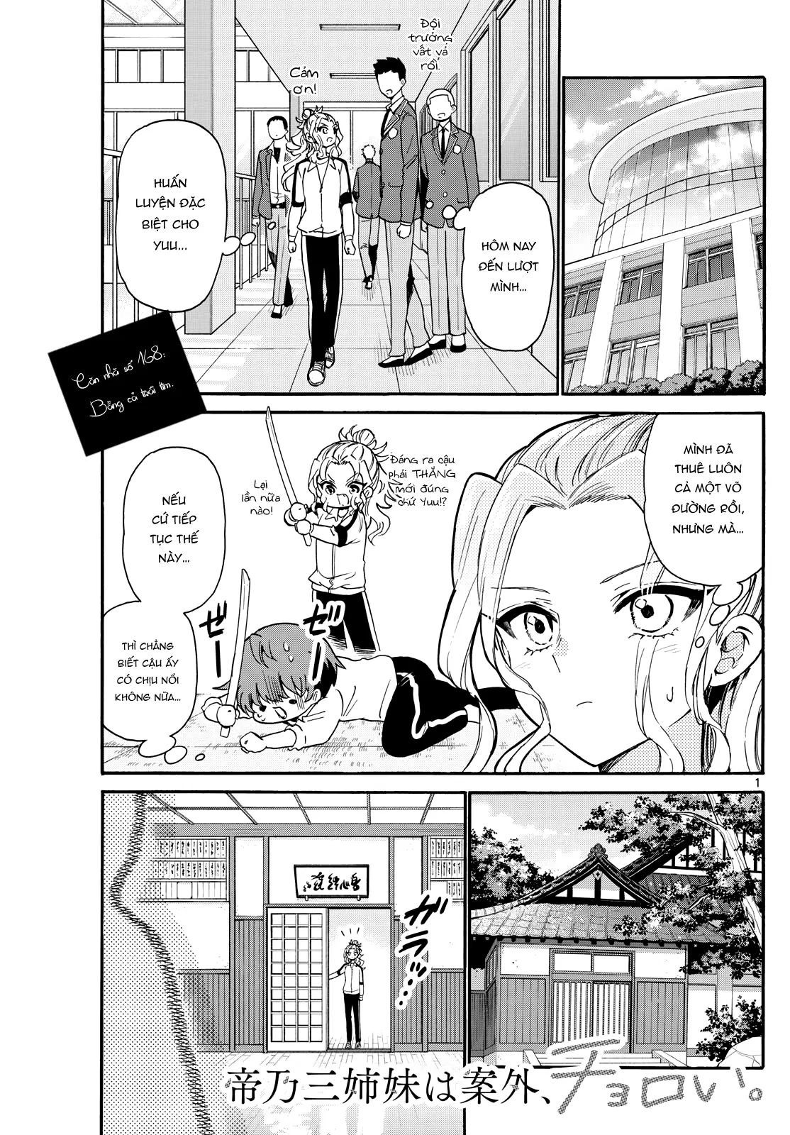Ba Chị Em Nhà Mikadono Dễ Đối Phó Thật Đấy Chap 168 - Next Chap 169
