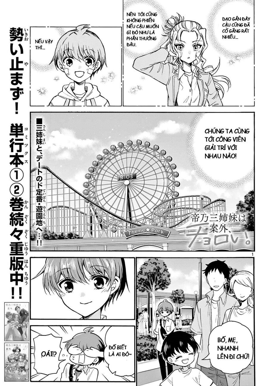 Ba Chị Em Nhà Mikadono Dễ Đối Phó Thật Đấy Chap 34 - Next Chap 35