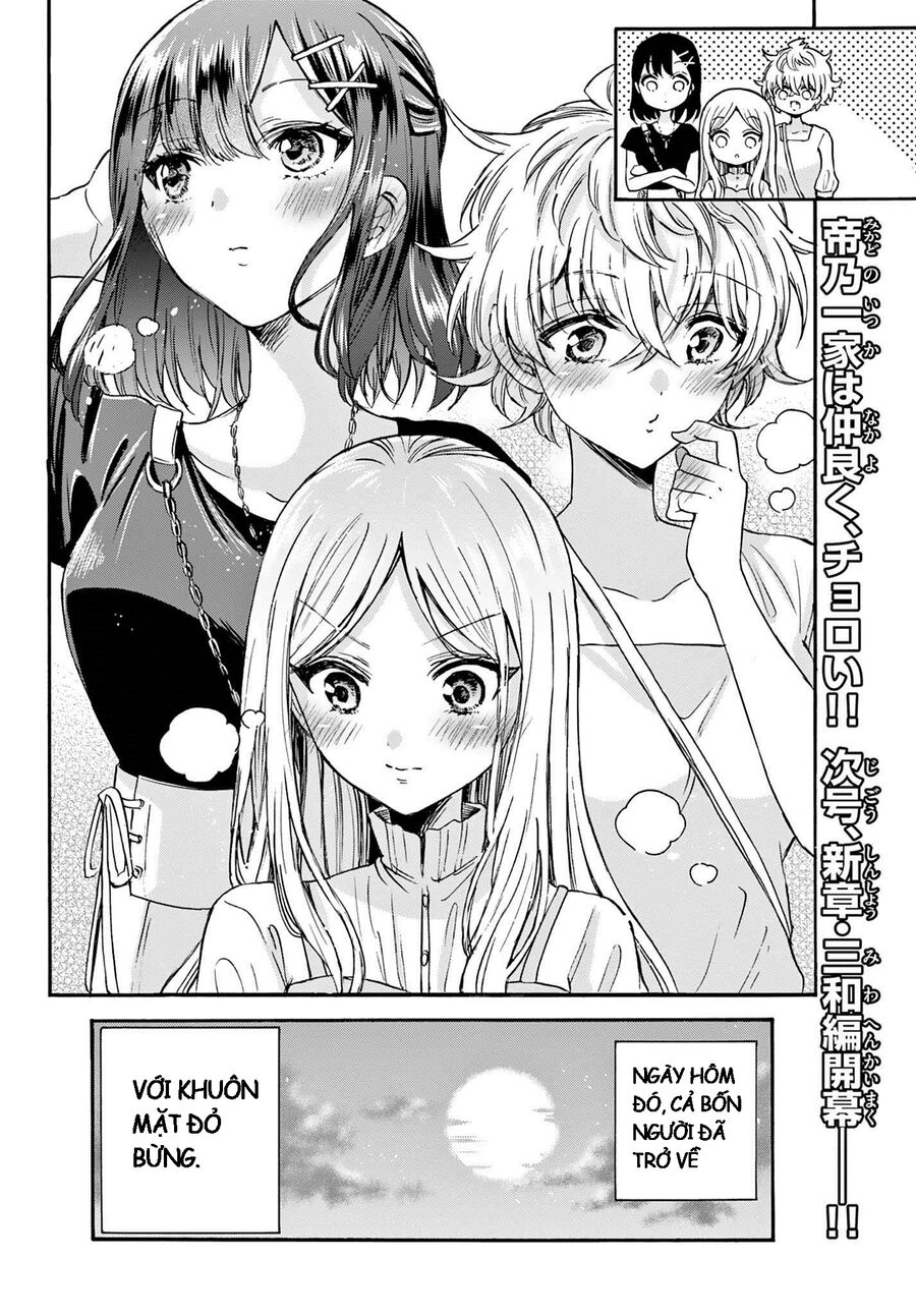 Ba Chị Em Nhà Mikadono Dễ Đối Phó Thật Đấy Chap 35 - Next Chap 36