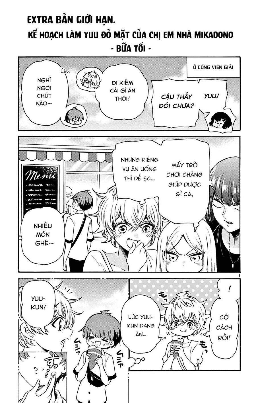 Ba Chị Em Nhà Mikadono Dễ Đối Phó Thật Đấy Chap 36.5 - Next Chap 37.5