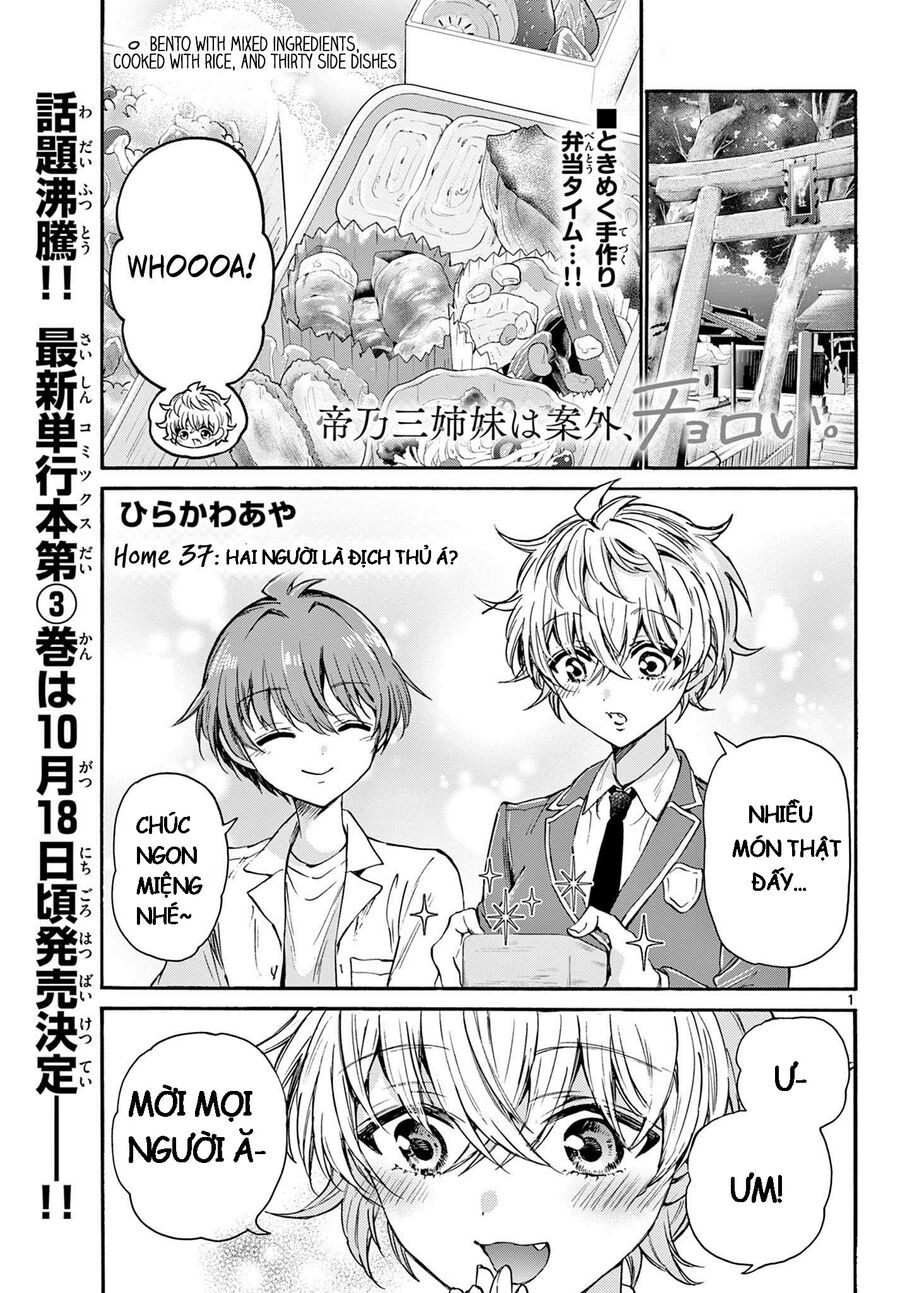 Ba Chị Em Nhà Mikadono Dễ Đối Phó Thật Đấy Chap 37 - Next Chap 38