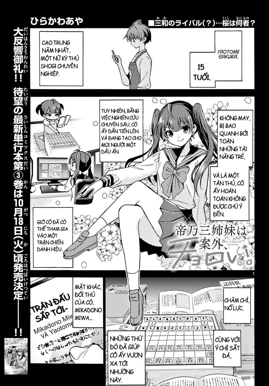 Ba Chị Em Nhà Mikadono Dễ Đối Phó Thật Đấy Chap 38 - Next Chap 39