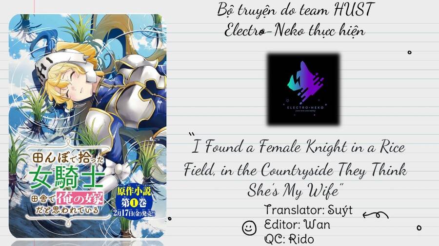 I Found A Female Knight In A Rice Field, In The Countryside They Think She’s My Wife Chap 15 - Next Chap 16
