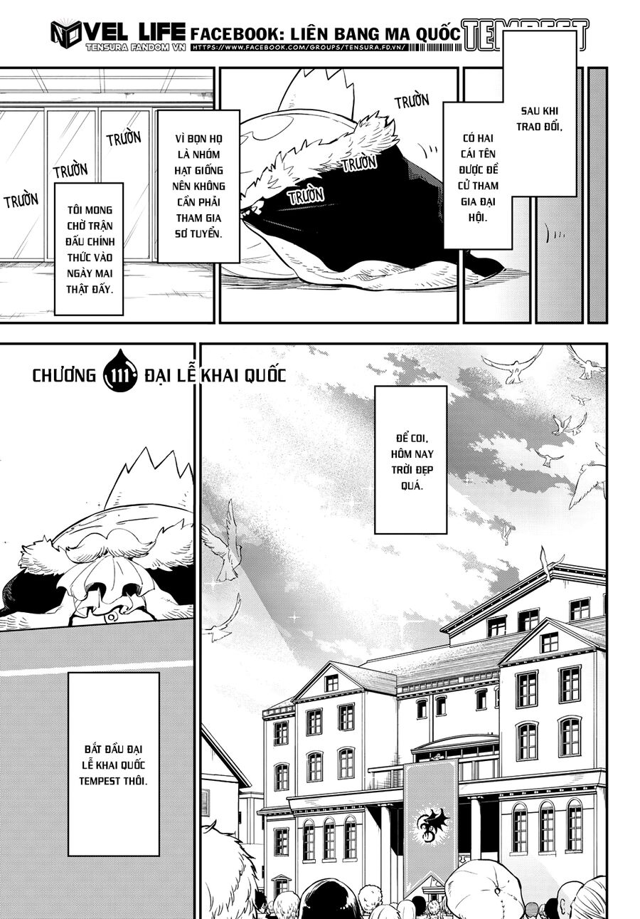Lúc Đó, Tôi Đã Chuyển Sinh Thành Slime Chap 111 - Next Chap 112
