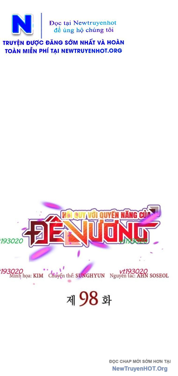 Hồi Quy Bằng Vương Quyền Chap 98 - Next Chap 99