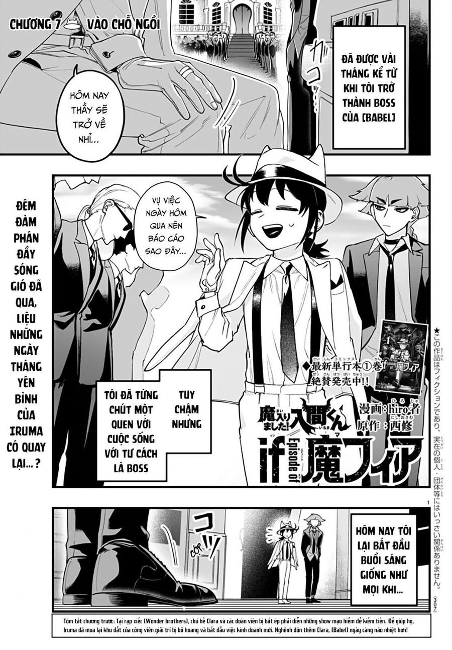 Mairimashita! Iruma-Kun: If Episode Of Mafia Chap 7 - Next Chap 8