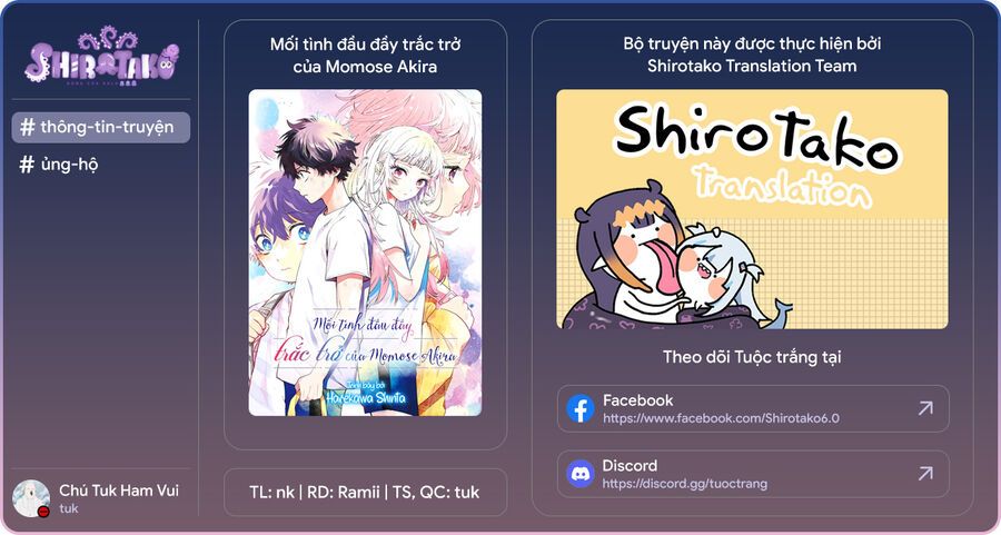 Mối Tình Đầu Đầy Trắc Trở Của Momose Akira Chap 16 - Next Chap 17
