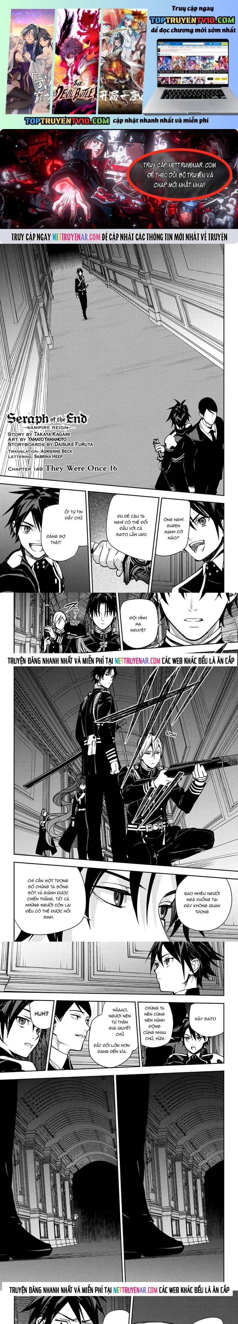 Owari No Seraph Chap 149 - Next Chap 150