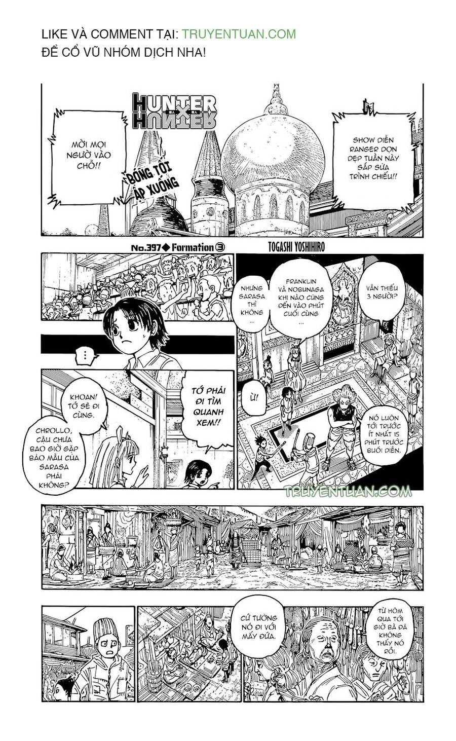 Hunter X Hunter Chap 397 - Next Chap 398