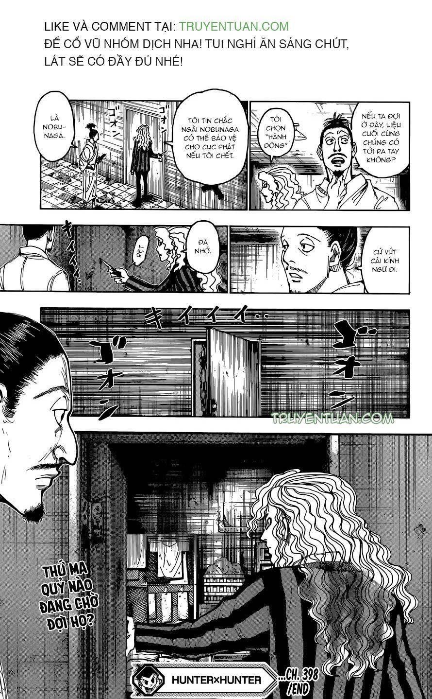 Hunter x Hunter Chap 398 - Next Chap 399