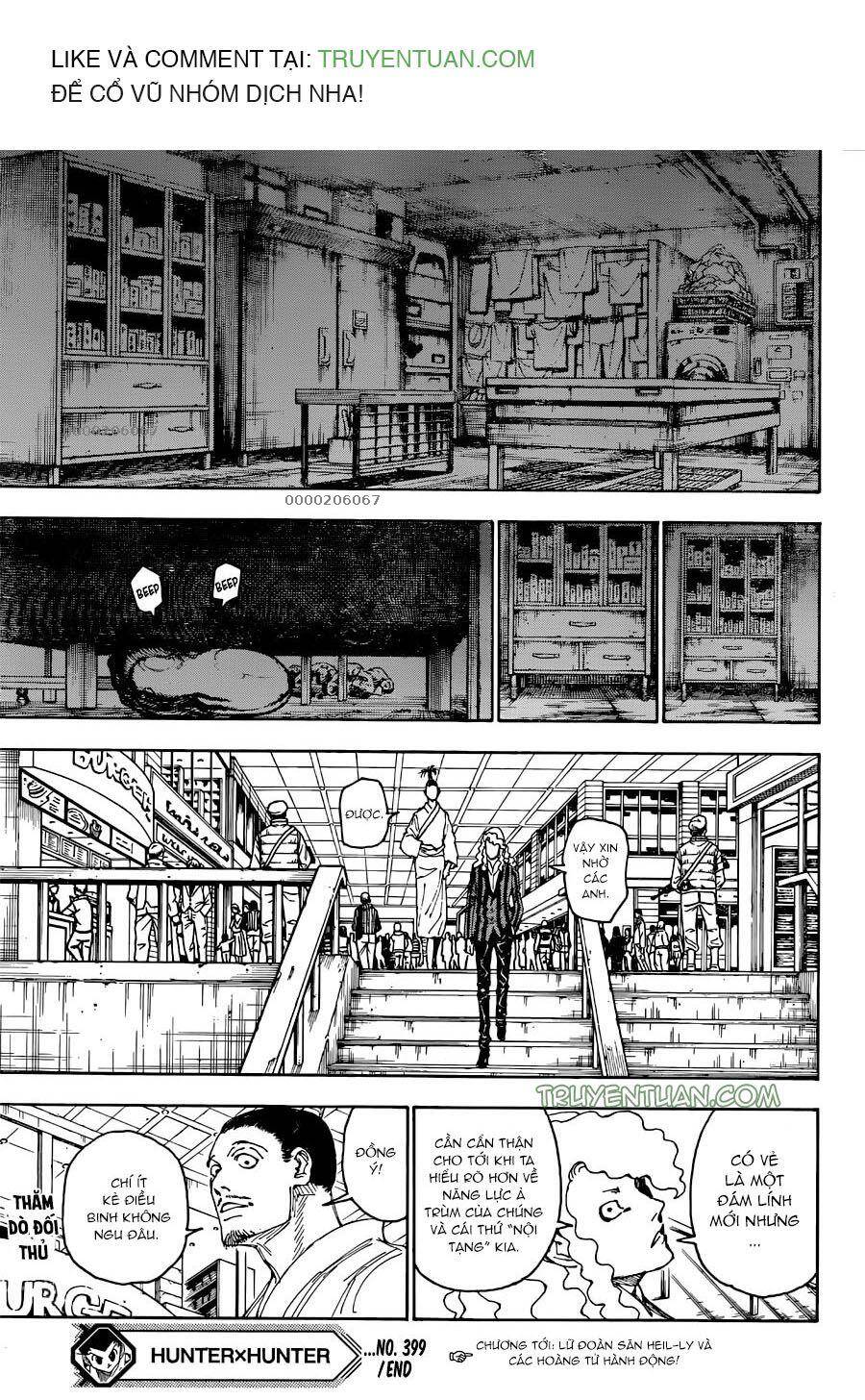 Hunter X Hunter Chap 399 - Next Chap 400