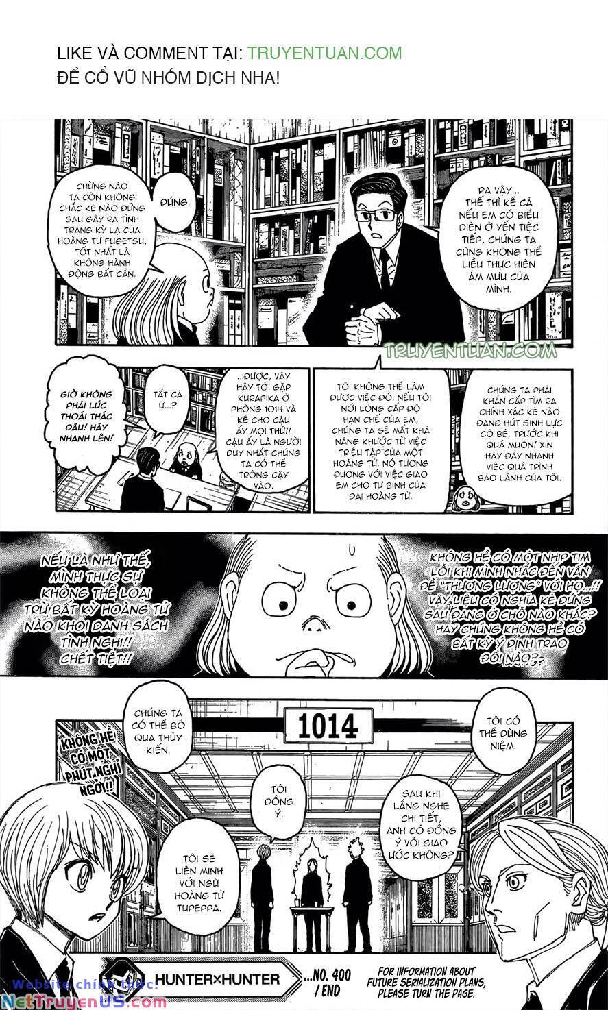Hunter X Hunter Chap 400 - Next Chap 401