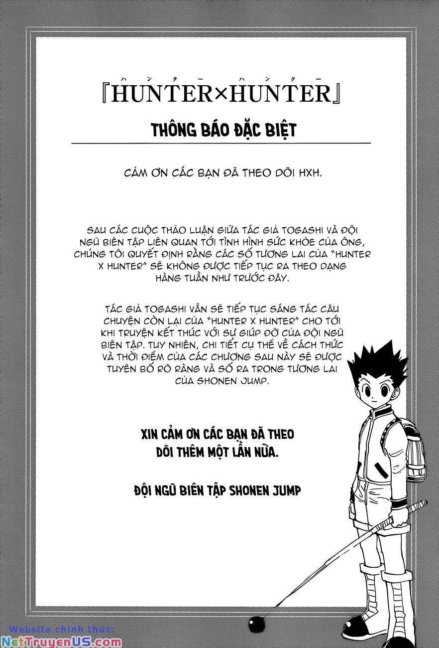 Hunter x Hunter Chap 400 - Next Chap 401