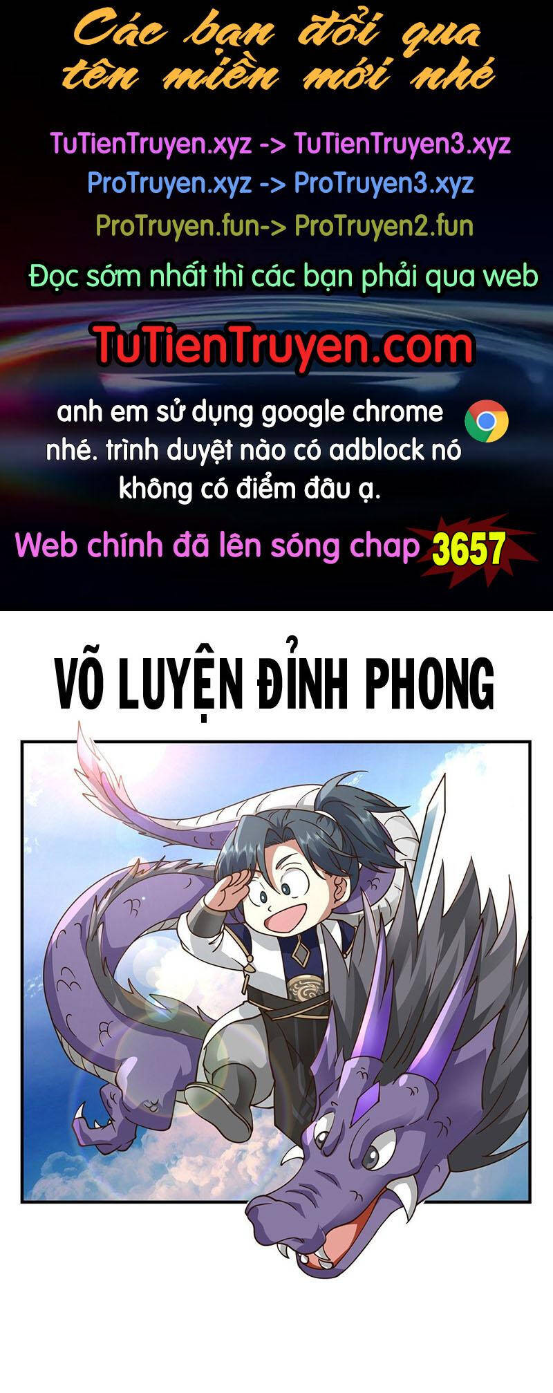 Võ Luyện Đỉnh Phong Chap 3656 - Next Chap 3657
