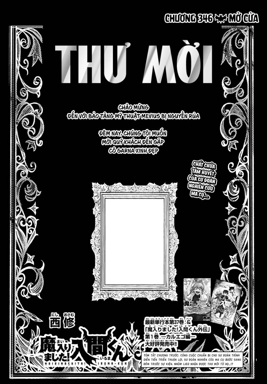 Chào Mừng Cậu Đến Trường Iruma-Kun Chap 346 - Next Chap 347