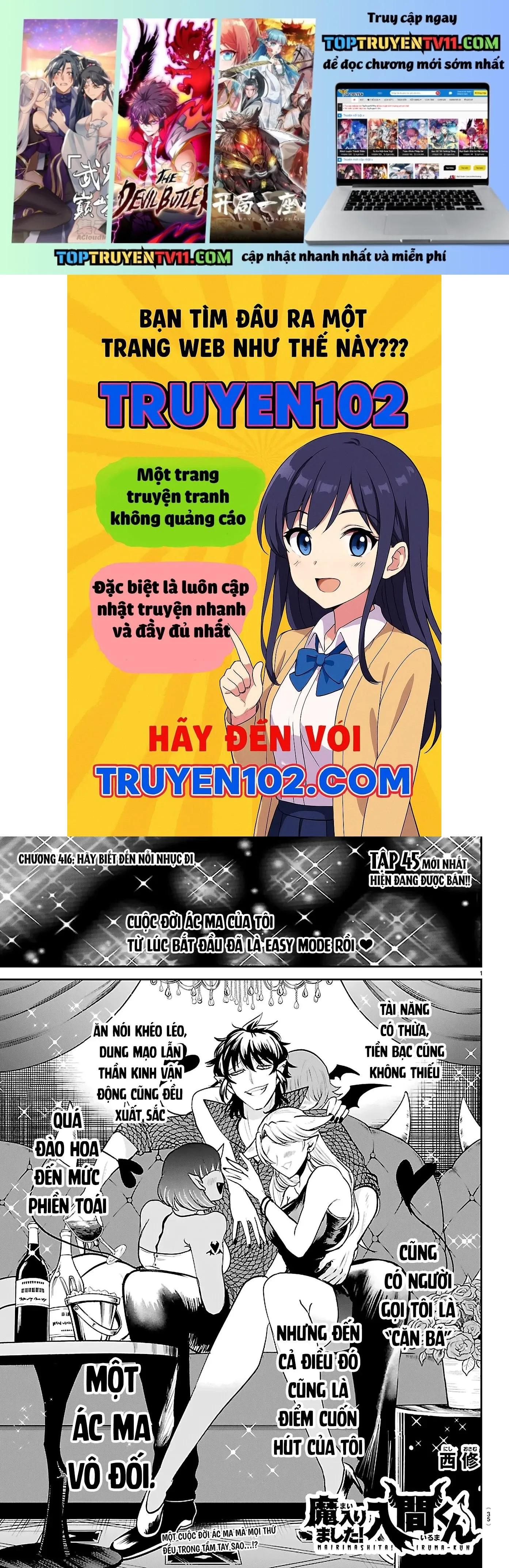 Chào Mừng Cậu Đến Trường Iruma-Kun Chap 416 - Next Chap 417