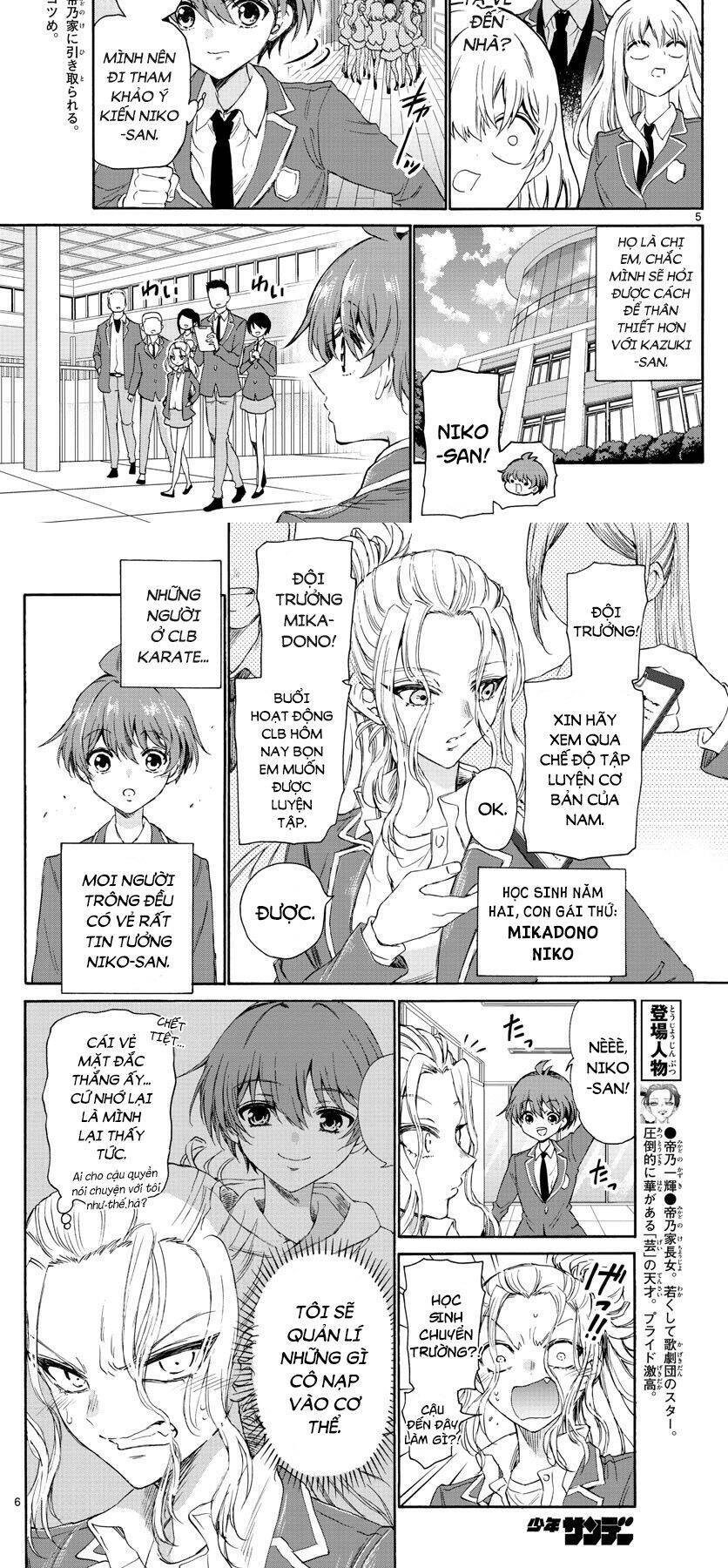 Ba Chị Em Nhà Mikadono Dễ Đối Phó Thật Đấy Chap 4 - Next Chap 5
