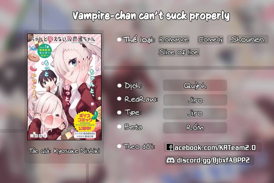 Vampire-Chan Can't Suck Properly Chap 19 - Next Chap 20