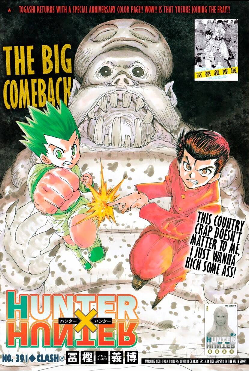 Hunter x Hunter Chap 391 - Next Chap 392